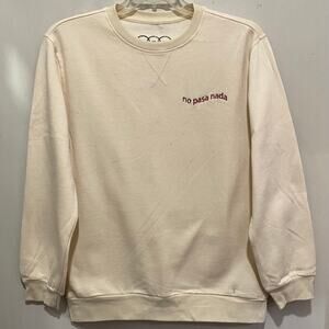 NEW with Tags JZD "No Pasa Nada" Sweatshirt Size XS  Crew Neck Pullover Top
